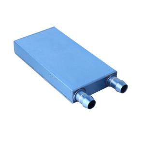Blue 40*80*12MM Aluminum Water block Cooling Liquid Cooler Heat sink Block 