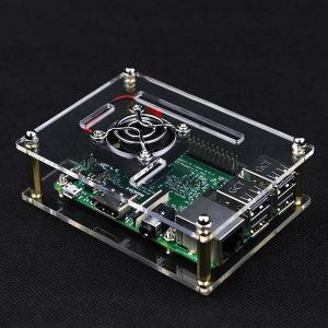 Raspberry Pi 4 Model B Transparent Acrylic Case 